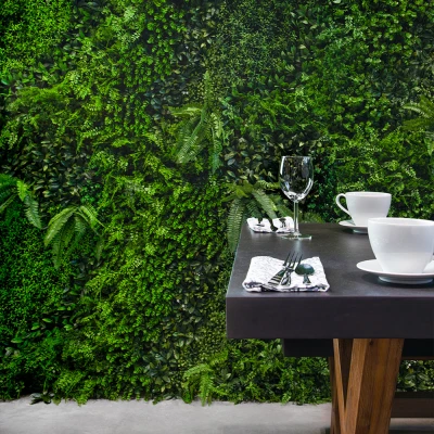 green wall